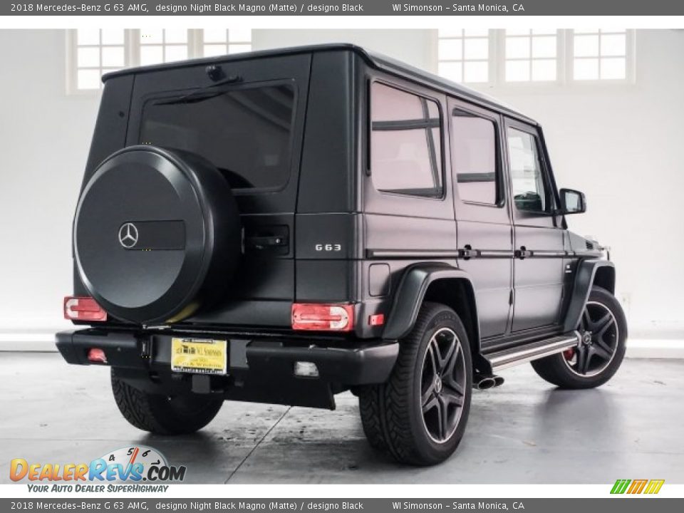 2018 Mercedes-Benz G 63 AMG designo Night Black Magno (Matte) / designo Black Photo #16