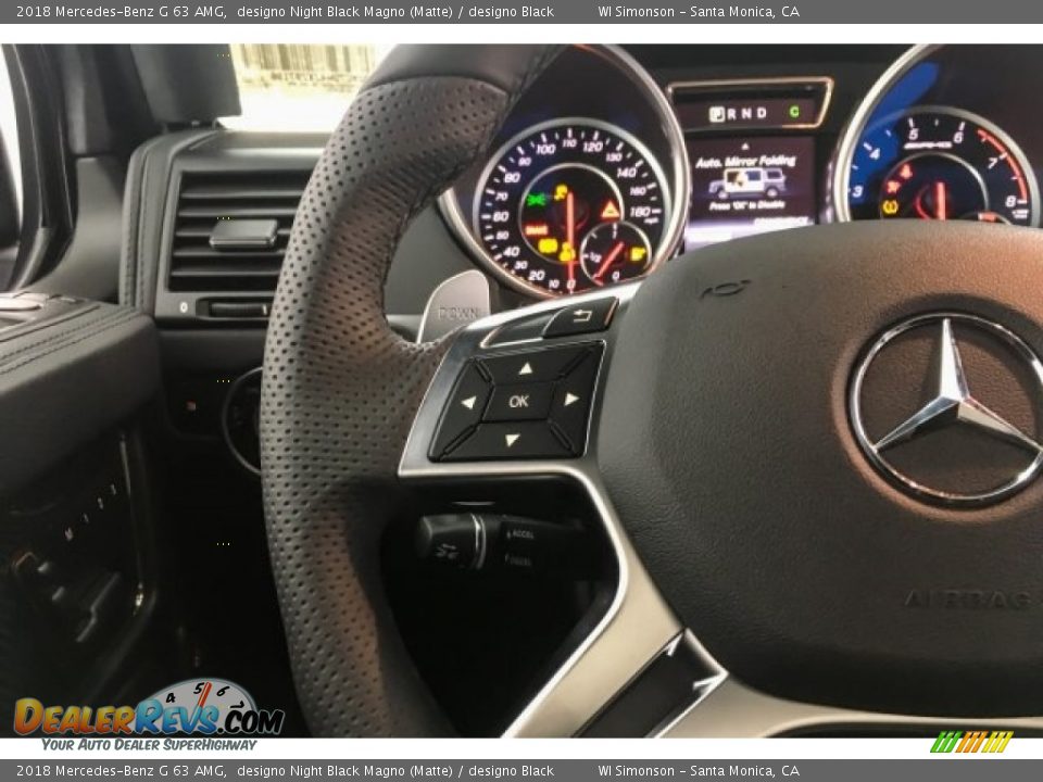 2018 Mercedes-Benz G 63 AMG designo Night Black Magno (Matte) / designo Black Photo #18