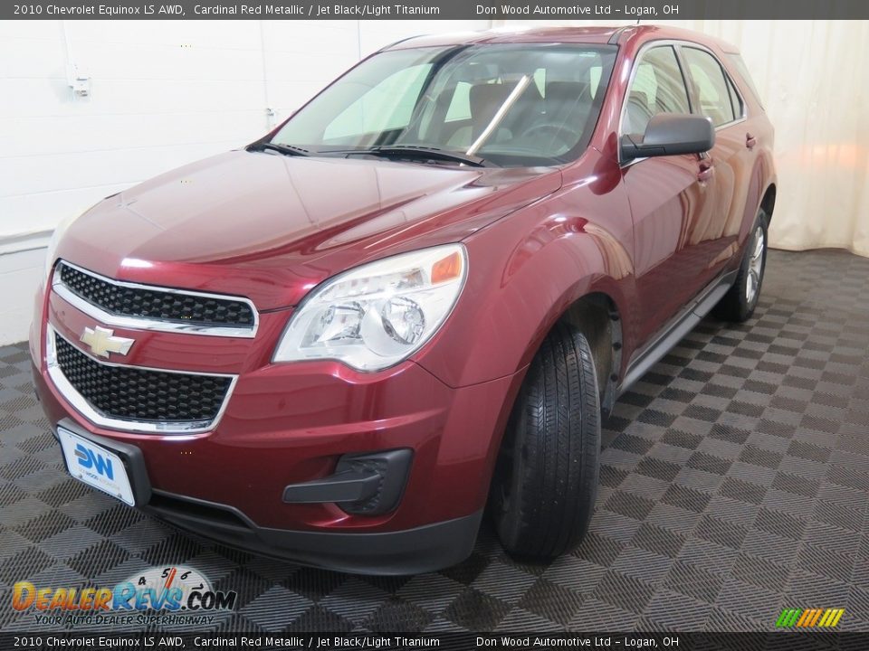 2010 Chevrolet Equinox LS AWD Cardinal Red Metallic / Jet Black/Light Titanium Photo #6