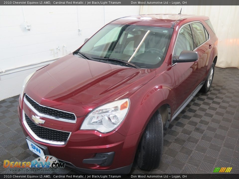2010 Chevrolet Equinox LS AWD Cardinal Red Metallic / Jet Black/Light Titanium Photo #7