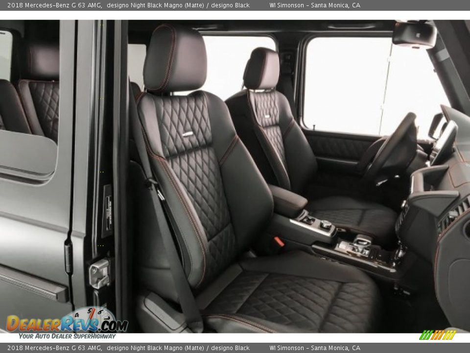 2018 Mercedes-Benz G 63 AMG designo Night Black Magno (Matte) / designo Black Photo #6