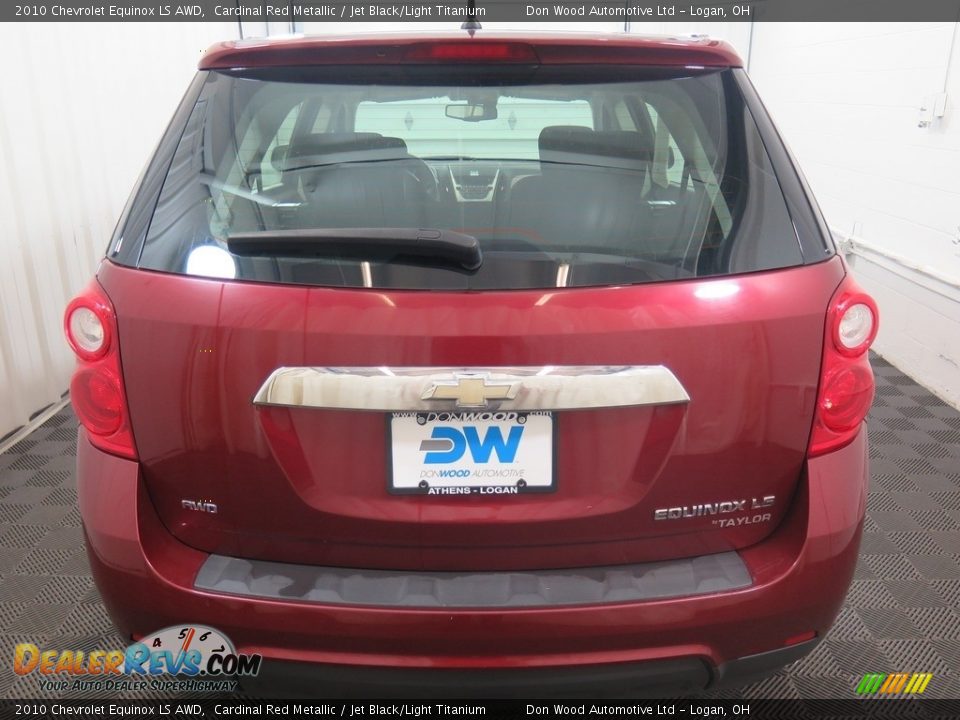 2010 Chevrolet Equinox LS AWD Cardinal Red Metallic / Jet Black/Light Titanium Photo #9