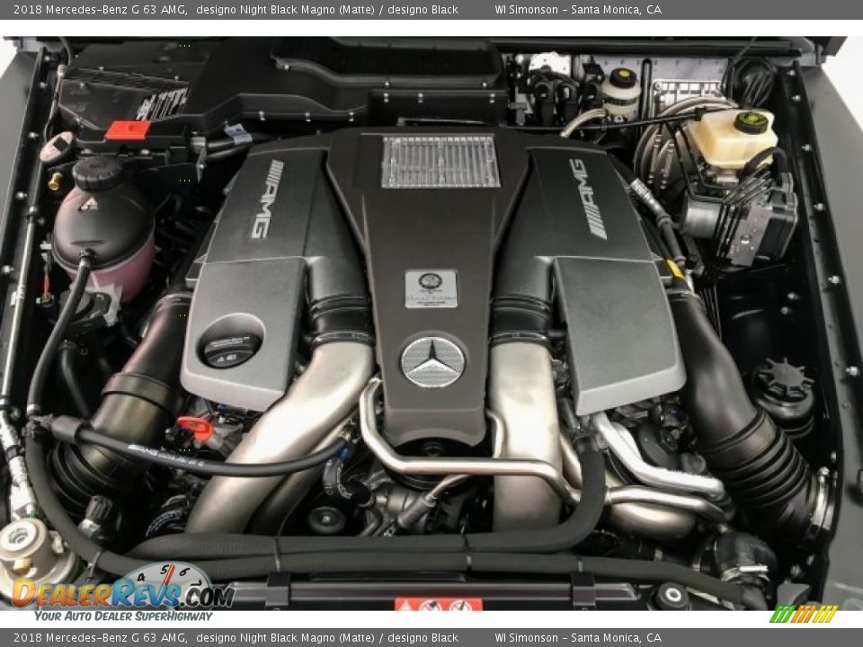 2018 Mercedes-Benz G 63 AMG designo Night Black Magno (Matte) / designo Black Photo #9