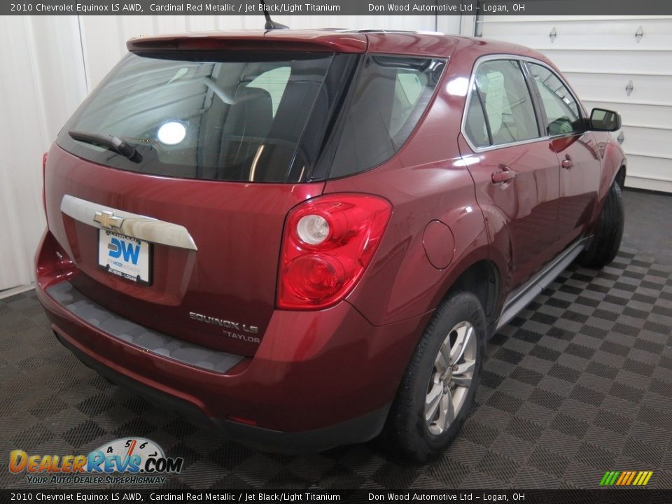 2010 Chevrolet Equinox LS AWD Cardinal Red Metallic / Jet Black/Light Titanium Photo #10