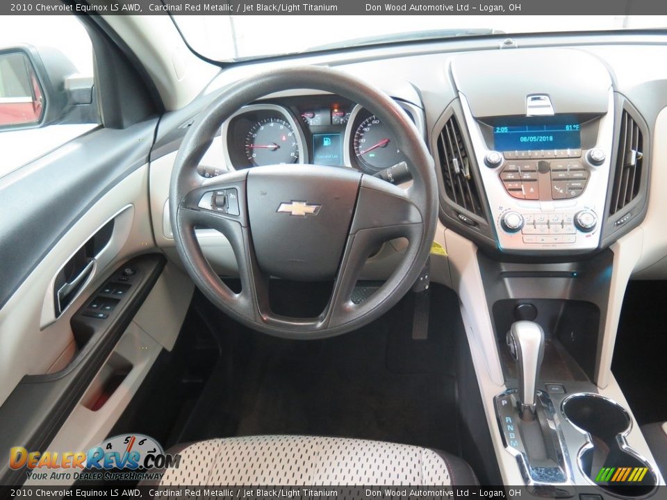 2010 Chevrolet Equinox LS AWD Cardinal Red Metallic / Jet Black/Light Titanium Photo #11