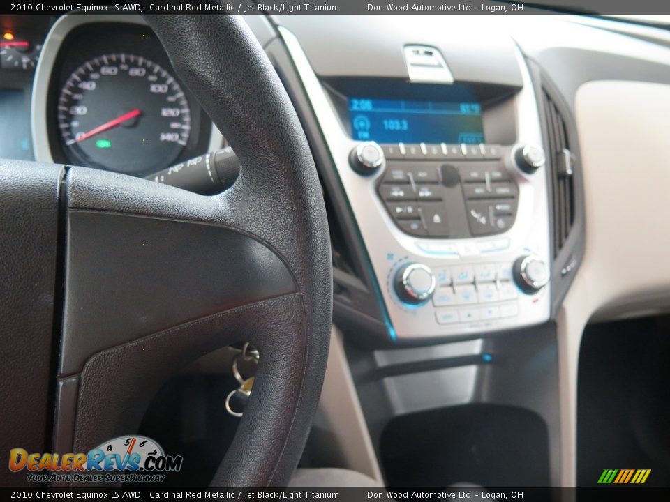2010 Chevrolet Equinox LS AWD Cardinal Red Metallic / Jet Black/Light Titanium Photo #15