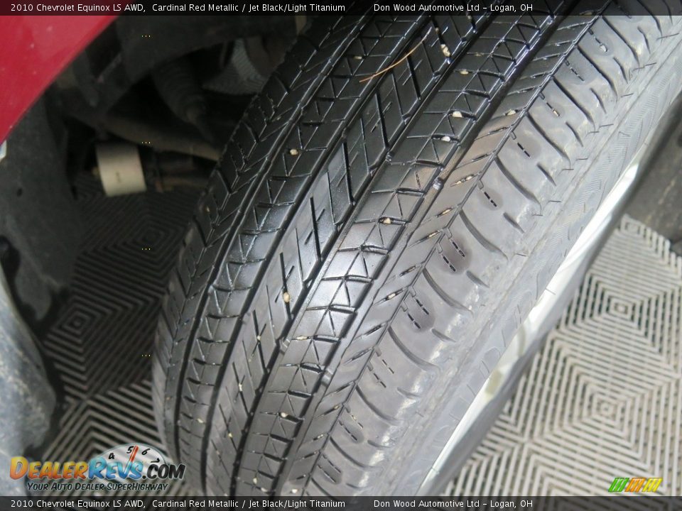 2010 Chevrolet Equinox LS AWD Cardinal Red Metallic / Jet Black/Light Titanium Photo #21