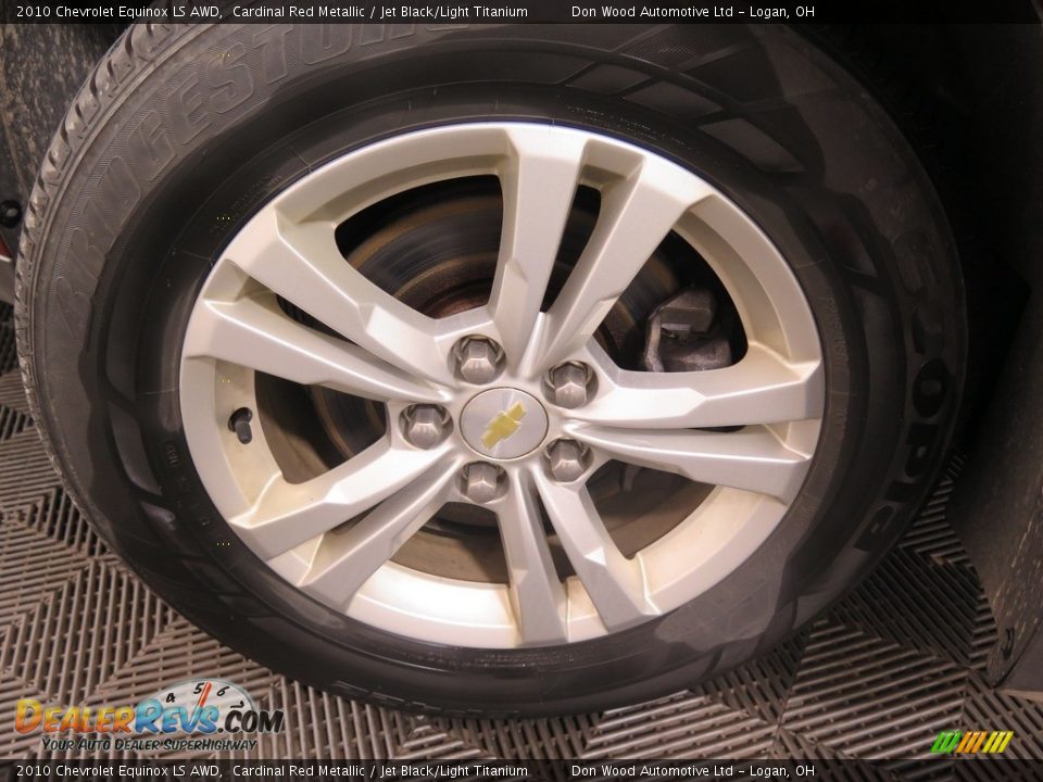 2010 Chevrolet Equinox LS AWD Cardinal Red Metallic / Jet Black/Light Titanium Photo #22