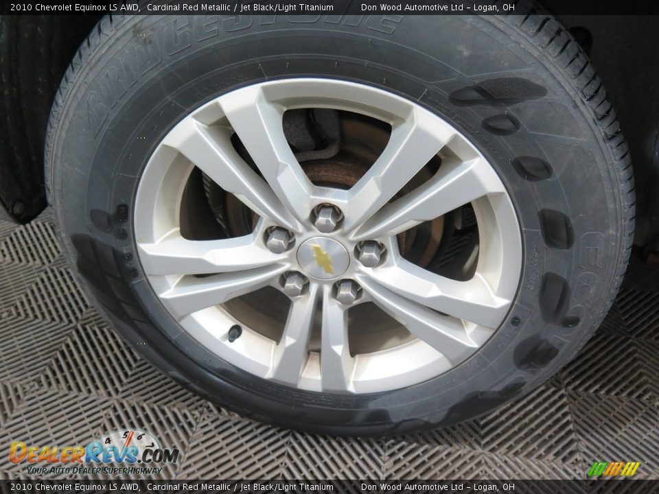 2010 Chevrolet Equinox LS AWD Cardinal Red Metallic / Jet Black/Light Titanium Photo #23