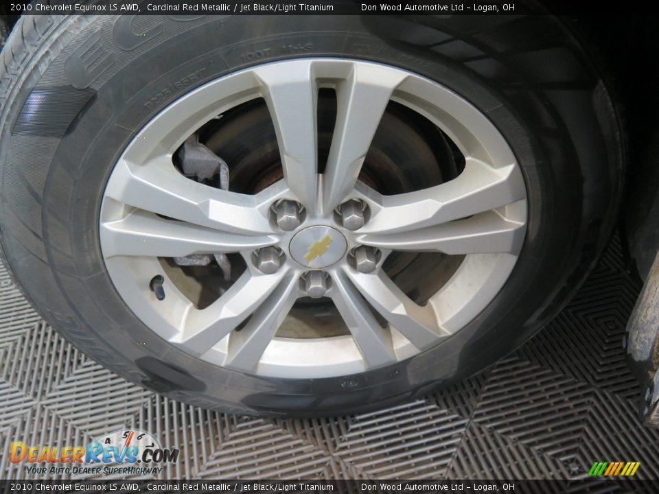 2010 Chevrolet Equinox LS AWD Cardinal Red Metallic / Jet Black/Light Titanium Photo #25