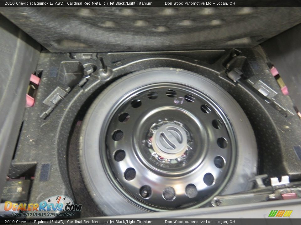 2010 Chevrolet Equinox LS AWD Cardinal Red Metallic / Jet Black/Light Titanium Photo #28