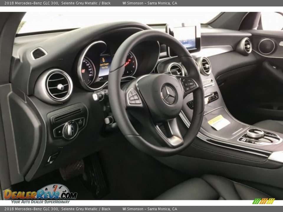 2018 Mercedes-Benz GLC 300 Selenite Grey Metallic / Black Photo #5