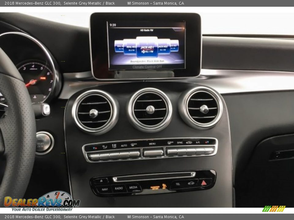 2018 Mercedes-Benz GLC 300 Selenite Grey Metallic / Black Photo #6
