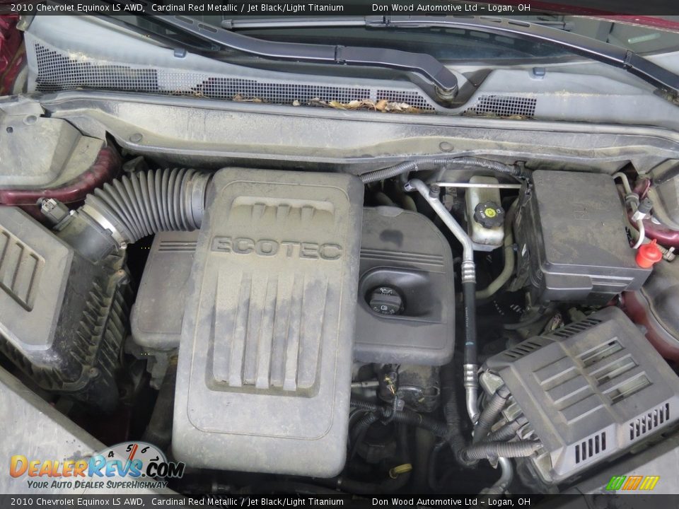 2010 Chevrolet Equinox LS AWD Cardinal Red Metallic / Jet Black/Light Titanium Photo #29