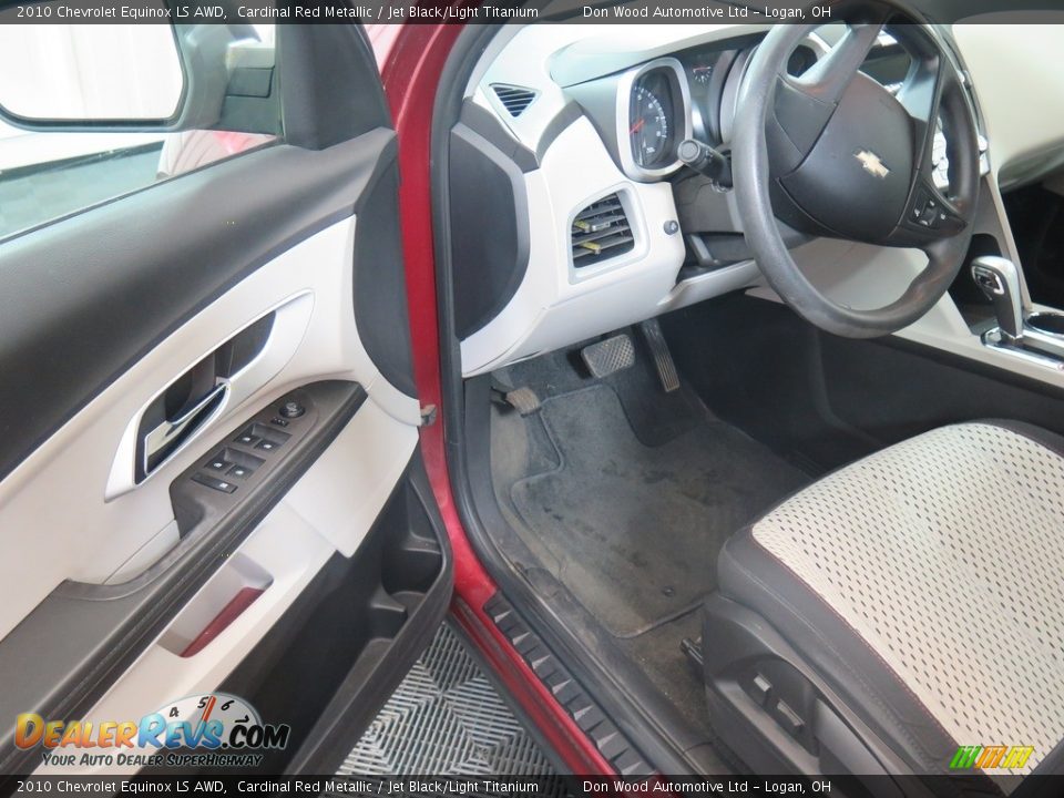 2010 Chevrolet Equinox LS AWD Cardinal Red Metallic / Jet Black/Light Titanium Photo #30