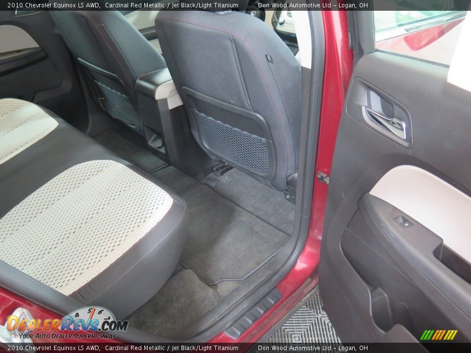 2010 Chevrolet Equinox LS AWD Cardinal Red Metallic / Jet Black/Light Titanium Photo #32