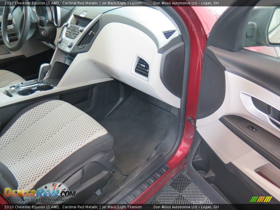 2010 Chevrolet Equinox LS AWD Cardinal Red Metallic / Jet Black/Light Titanium Photo #33