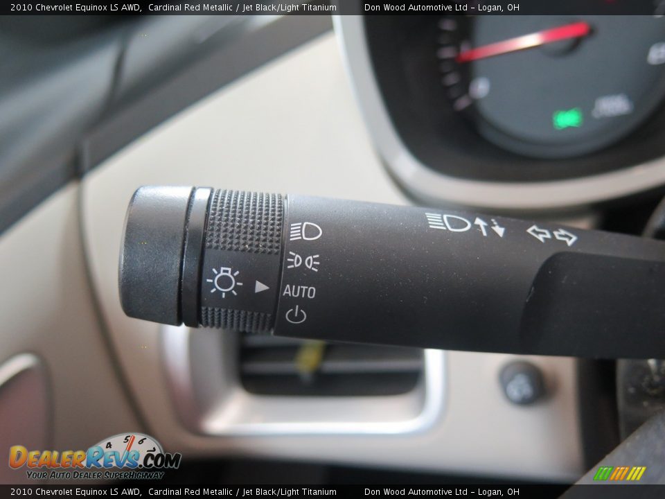 2010 Chevrolet Equinox LS AWD Cardinal Red Metallic / Jet Black/Light Titanium Photo #36