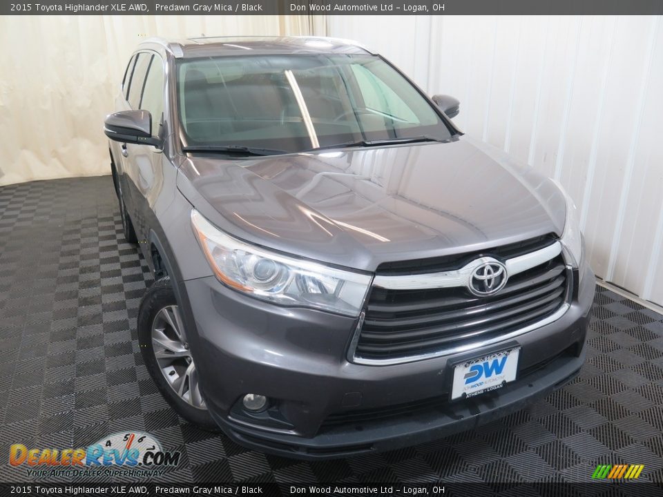 2015 Toyota Highlander XLE AWD Predawn Gray Mica / Black Photo #2