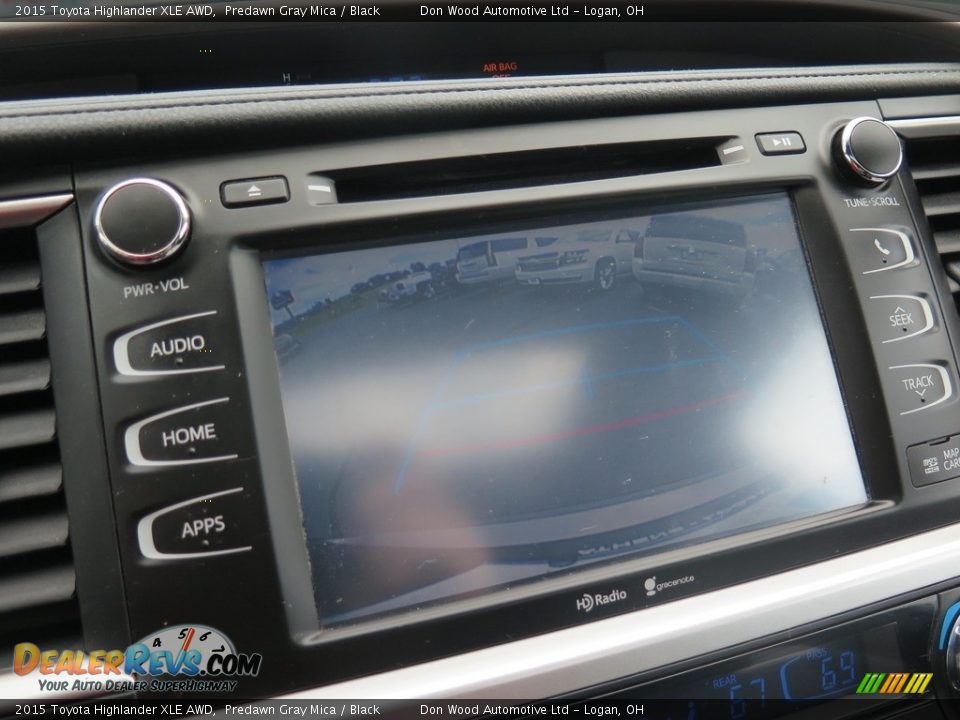 2015 Toyota Highlander XLE AWD Predawn Gray Mica / Black Photo #3