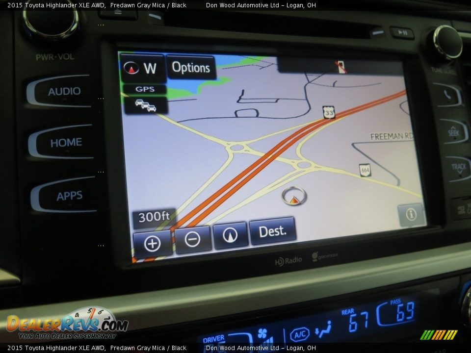 2015 Toyota Highlander XLE AWD Predawn Gray Mica / Black Photo #4