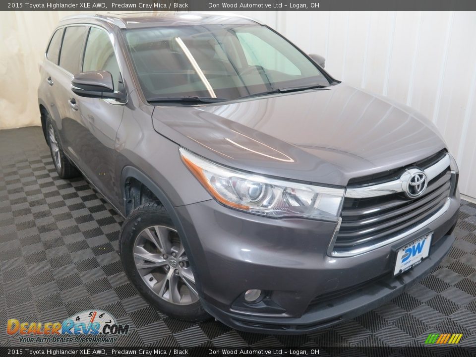 2015 Toyota Highlander XLE AWD Predawn Gray Mica / Black Photo #8