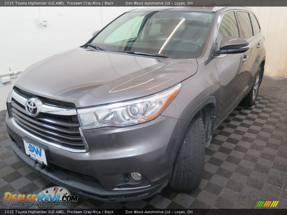 2015 Toyota Highlander XLE AWD Predawn Gray Mica / Black Photo #10