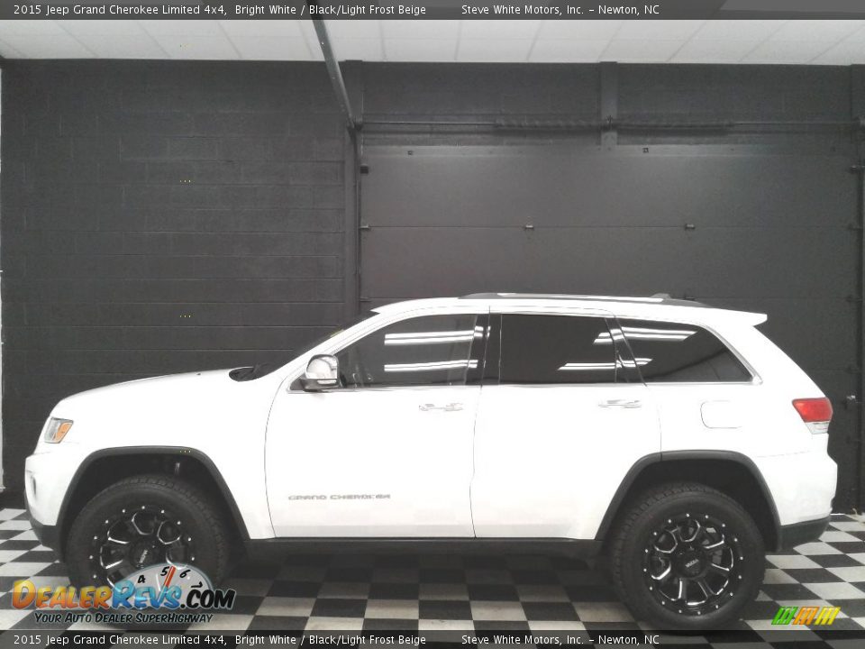2015 Jeep Grand Cherokee Limited 4x4 Bright White / Black/Light Frost Beige Photo #1
