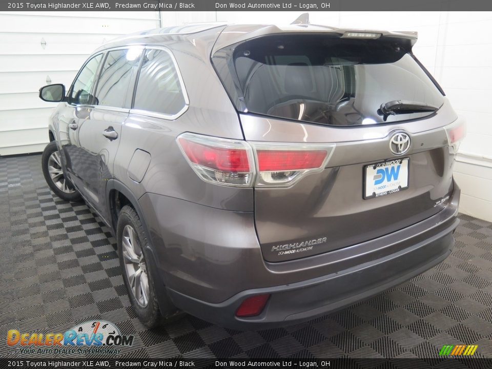 2015 Toyota Highlander XLE AWD Predawn Gray Mica / Black Photo #11