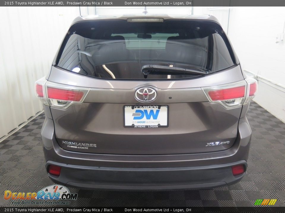2015 Toyota Highlander XLE AWD Predawn Gray Mica / Black Photo #12