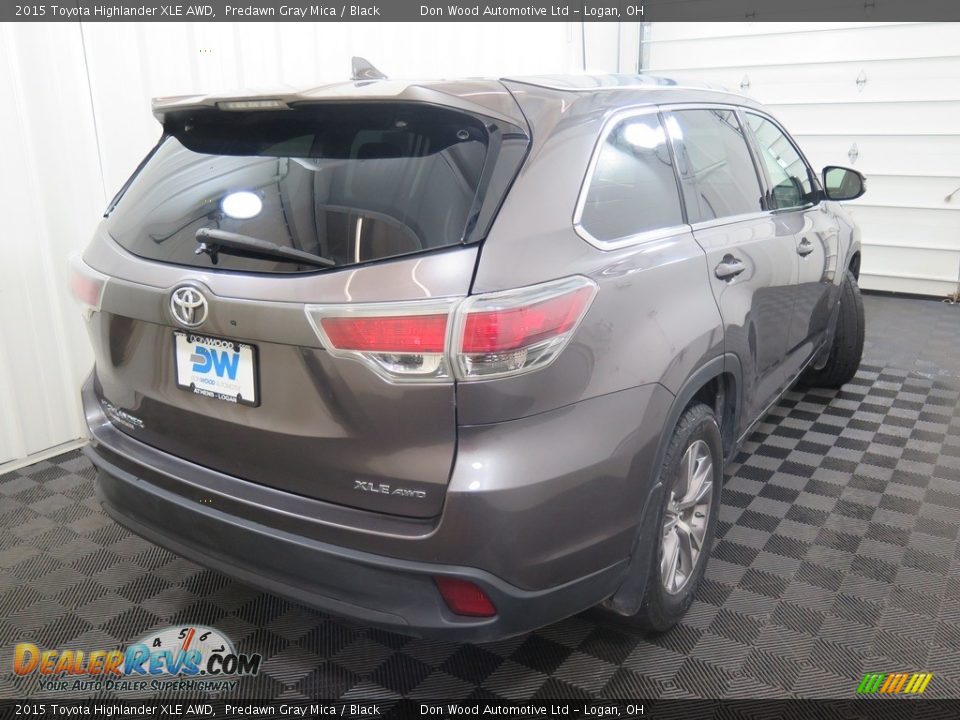 2015 Toyota Highlander XLE AWD Predawn Gray Mica / Black Photo #13