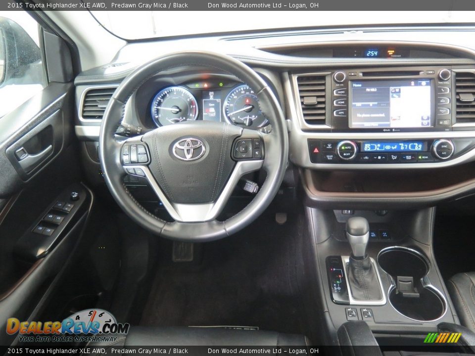 2015 Toyota Highlander XLE AWD Predawn Gray Mica / Black Photo #14