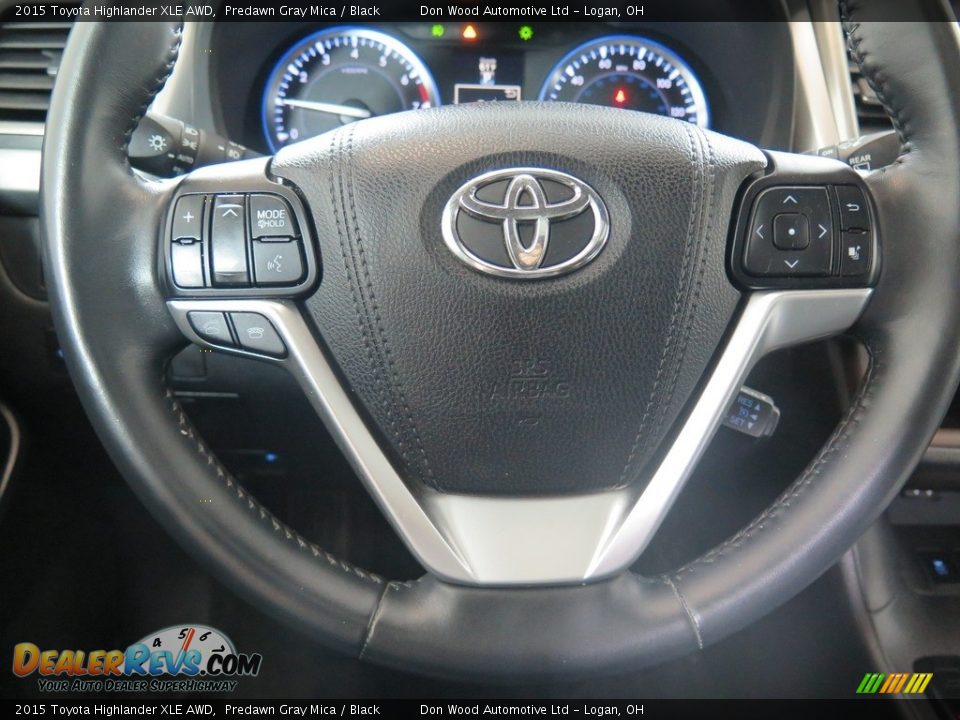 2015 Toyota Highlander XLE AWD Predawn Gray Mica / Black Photo #15