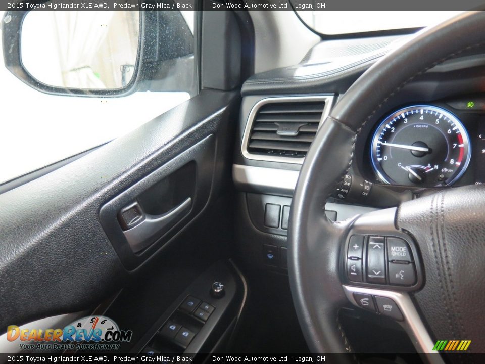 2015 Toyota Highlander XLE AWD Predawn Gray Mica / Black Photo #16