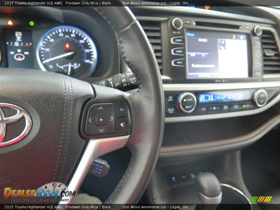 2015 Toyota Highlander XLE AWD Predawn Gray Mica / Black Photo #18