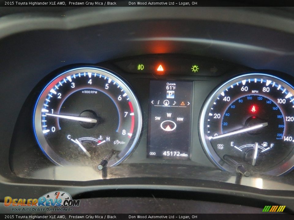 2015 Toyota Highlander XLE AWD Predawn Gray Mica / Black Photo #19