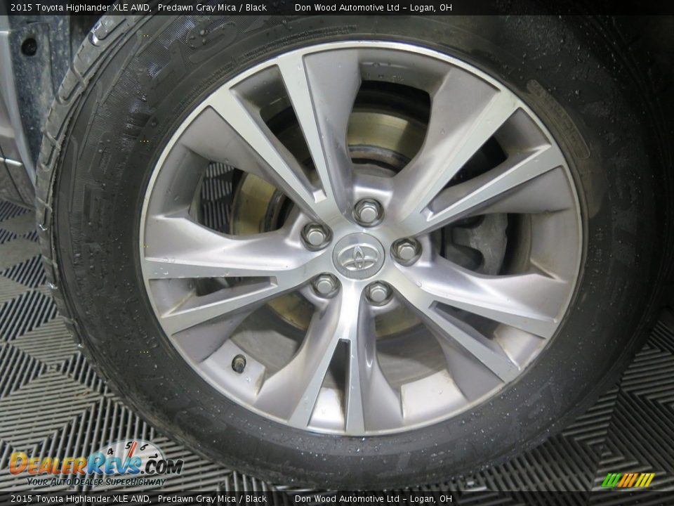 2015 Toyota Highlander XLE AWD Predawn Gray Mica / Black Photo #26