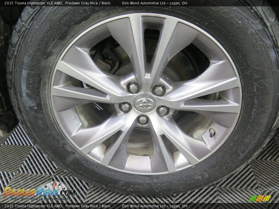 2015 Toyota Highlander XLE AWD Predawn Gray Mica / Black Photo #27