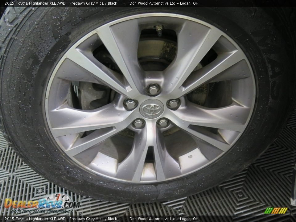 2015 Toyota Highlander XLE AWD Predawn Gray Mica / Black Photo #29