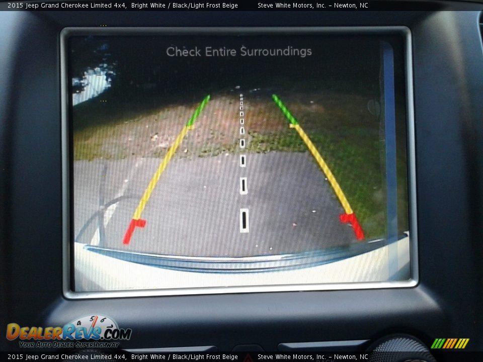 2015 Jeep Grand Cherokee Limited 4x4 Bright White / Black/Light Frost Beige Photo #22