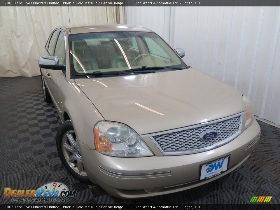 2005 Ford Five Hundred Limited Pueblo Gold Metallic / Pebble Beige Photo #2