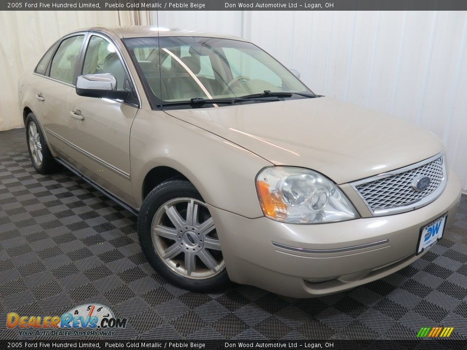 2005 Ford Five Hundred Limited Pueblo Gold Metallic / Pebble Beige Photo #3