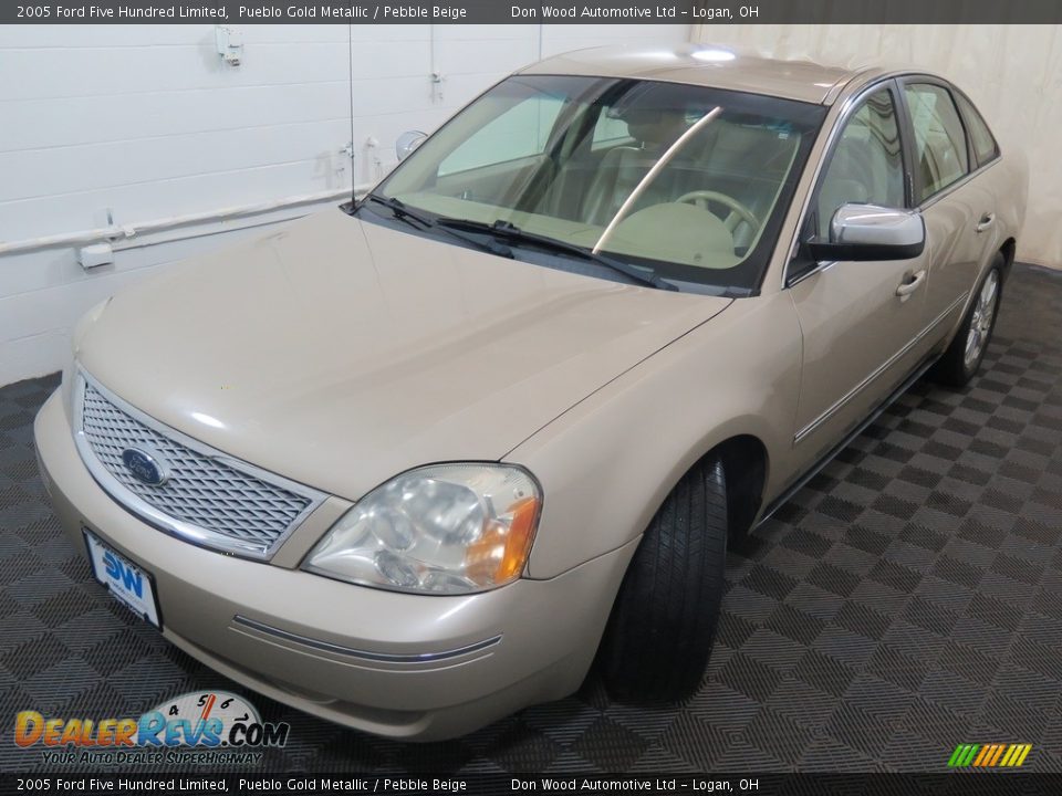 2005 Ford Five Hundred Limited Pueblo Gold Metallic / Pebble Beige Photo #7