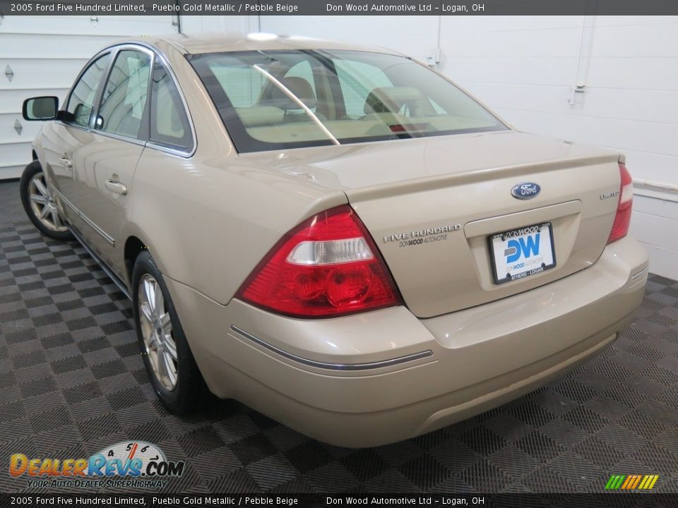 2005 Ford Five Hundred Limited Pueblo Gold Metallic / Pebble Beige Photo #8