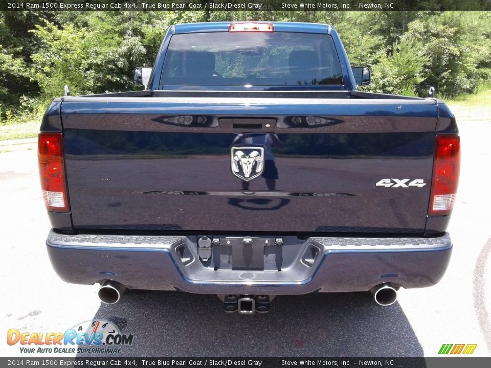 2014 Ram 1500 Express Regular Cab 4x4 True Blue Pearl Coat / Black/Diesel Gray Photo #7