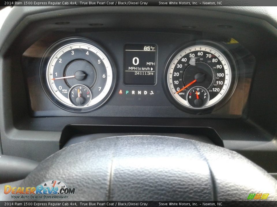 2014 Ram 1500 Express Regular Cab 4x4 True Blue Pearl Coat / Black/Diesel Gray Photo #16