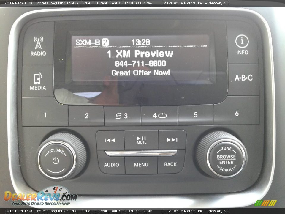 2014 Ram 1500 Express Regular Cab 4x4 True Blue Pearl Coat / Black/Diesel Gray Photo #18