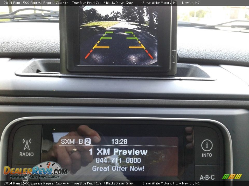 2014 Ram 1500 Express Regular Cab 4x4 True Blue Pearl Coat / Black/Diesel Gray Photo #19