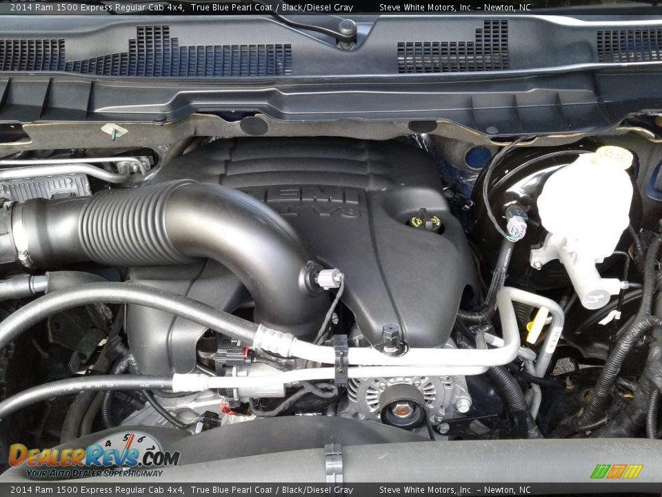 2014 Ram 1500 Express Regular Cab 4x4 True Blue Pearl Coat / Black/Diesel Gray Photo #27