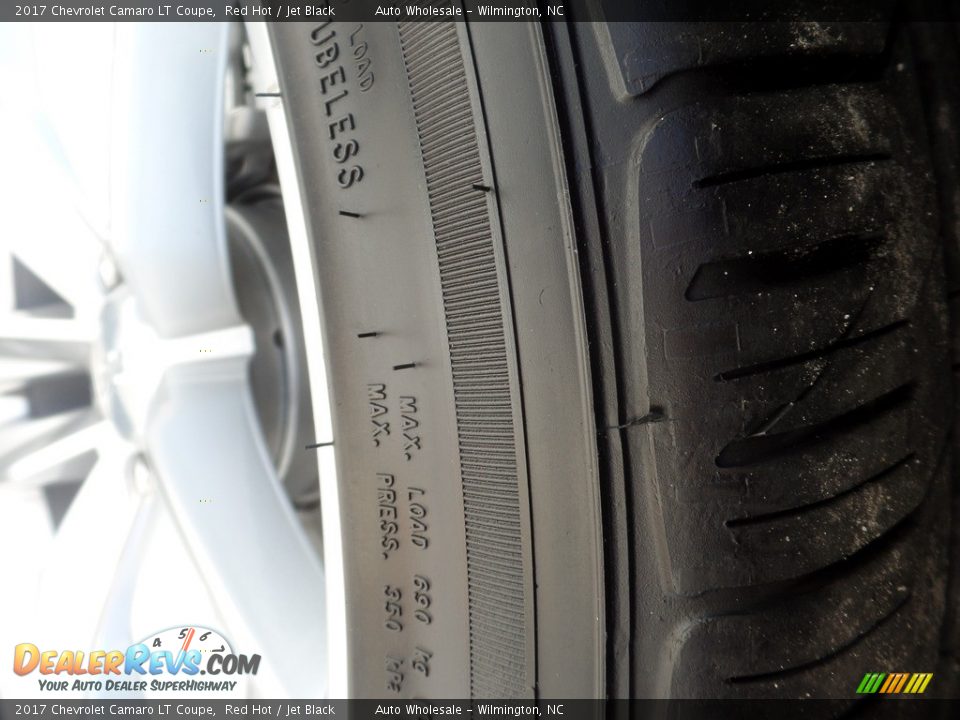 2017 Chevrolet Camaro LT Coupe Red Hot / Jet Black Photo #8